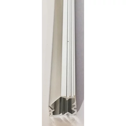 Sarok eloxált led profil szett, 45 fokos