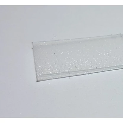 Fedél slim alu led profilhoz (matt átlátszó)