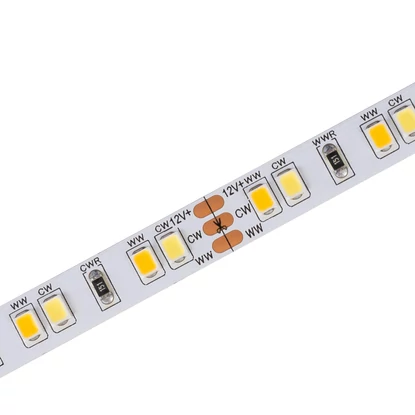 Avide 12V CCT LED szalag, IP20, 120 led/méter, 9,6W/Méter