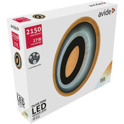 27W Avide Olive mini LED Design mennyezeti lámpa