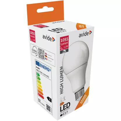 Avide 11W E27 természetes fehér 1055 lumen A60 fényerőszabályzós