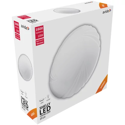 Avide Shelly (Kagyló) beltéri mennyezeti LED lámpa