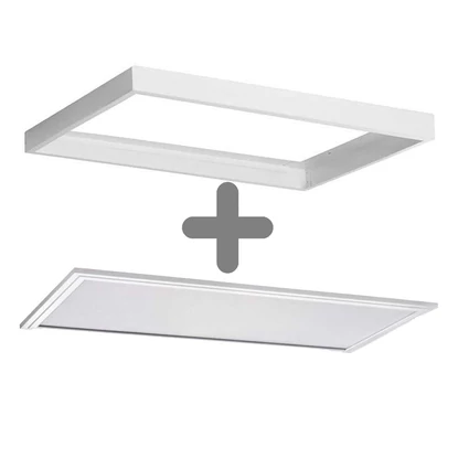 30W ipari LED panel, meleg fehér