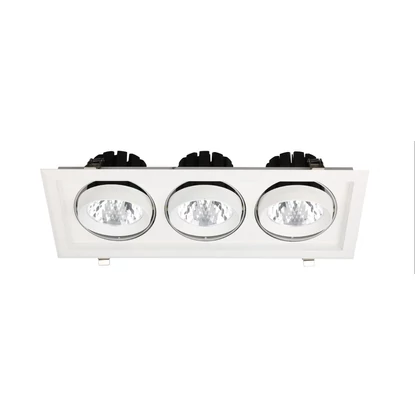 Avide Sein LED Downlight 3x30w négyzet led mélysugárzó, természetes fehér, 8400 lumen, sugárzási szög 36°