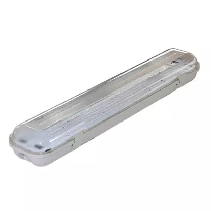 Falon kívüli led fénycső armatúra IP65 védettséggel 2db 60cm T8 LED fénycsővel Természetes Fehér