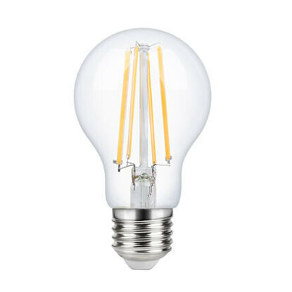 Tungsram 10.5W Dimmelhető Filament LED  (A60 forma, E27, tiszta üveg bura, 1055 lumen, 2700K, meleg fehér, CRI90)