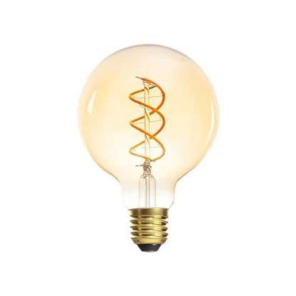 4w e27, G95, extra meleg fehér led, 1800K