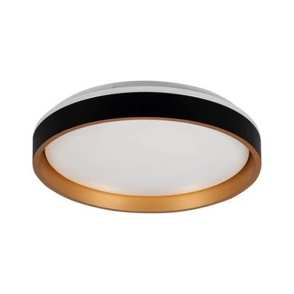  Kanlux SOLN 17,5W NW B/G Mennyezeti LED lámpa, fekete/arany, 4000K, természetes fehér, 380mm, 945 lumen, IP20