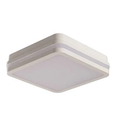Kanlux 18W Beno Mozgásérzékelős Mennyezeti/Fali led lámpa, 4000K, Természetes fehér, 1550 Lumen, négyzet, fehér színű