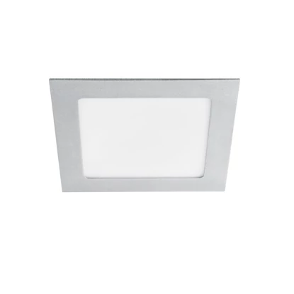 Kanlux Katro V2LED, Négyzet alakú, 12W, természetes fehér LED panel, IP44, ezüst színben
