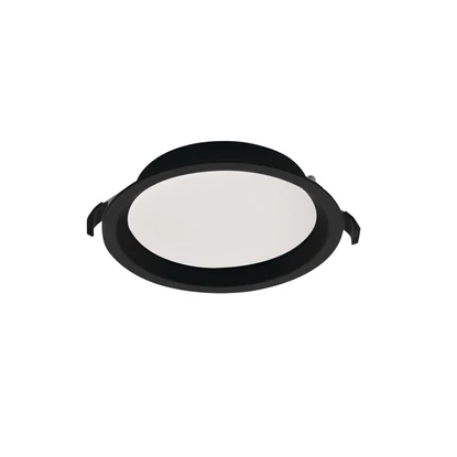 Kanlux TIBERI max.21W Mennyezeti led lámpa, CCT, fekete, 2090/2310/2220 lumen