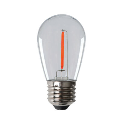 Kanlux ST45 LED, 0,9w, E27-RE, piros, 20 lumen, IK04, filament fényforrás