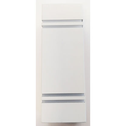 Falra szerelhető kültéri lámpatest, le-fel, IP44, fehér (2xGU10, 230V)