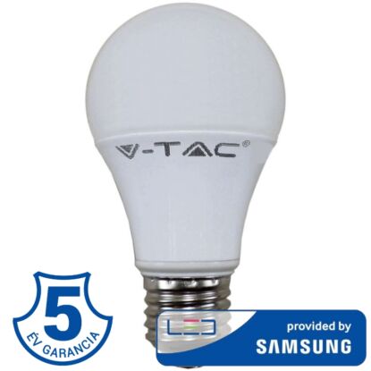 11W-os led lámpa (A60, E27, meleg fehér, 200° szórásszög, Samsung Chippel szerelt)