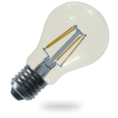 4W Filament LED (A60, E27, 320 lumen, meleg fehér, dimmelhető)