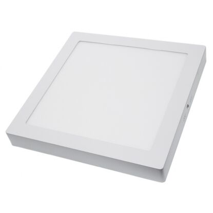 24W falra szerelhető LED panel (négyzet, 1680 lm, 2800K, meleg fehér)