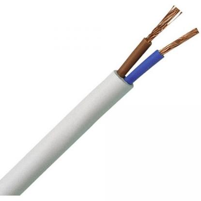 2x0,75mm H05VV-F Műanyag szigetelésű hajlékony MT vezeték 300/500V
