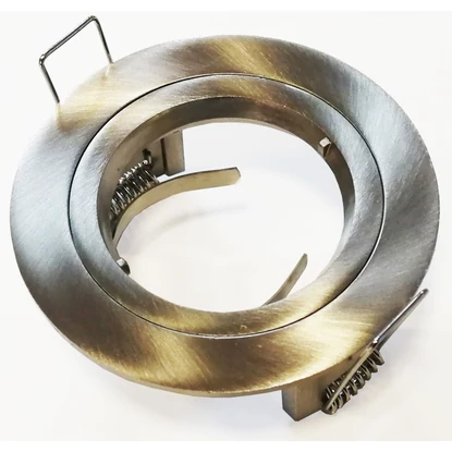 Álmennyezetbe építhető GU10/MR16, Fix Spot keret (Szatén Nikkel)