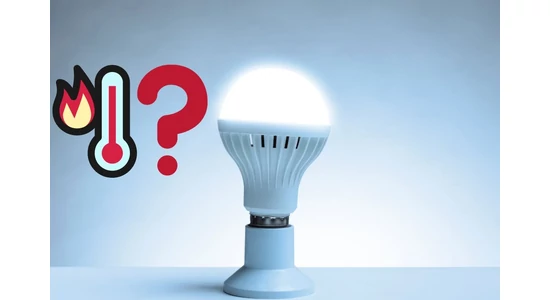 LED fényforrások melegedése