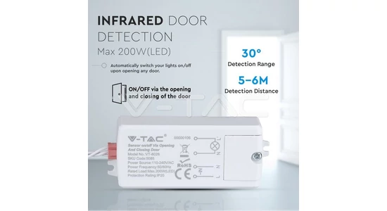 Ajtónyitás érzékelő beszerelése