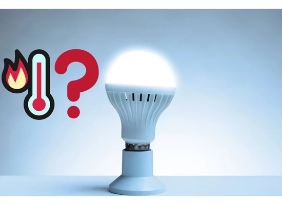 LED fényforrások melegedése