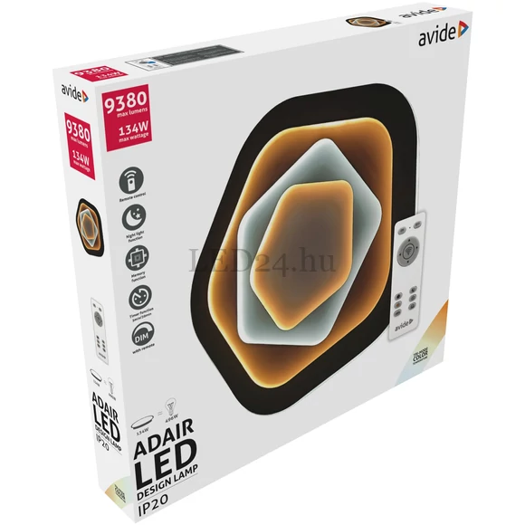 134W Design mennyezeti lámpa rf távirányítóval