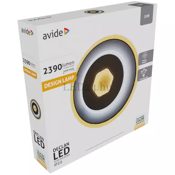 31W Avide Declan LED Design mennyezeti lámpa