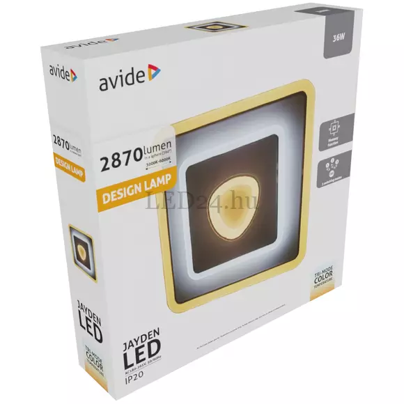 36W Avide Jayden LED Design mennyezeti lámpa