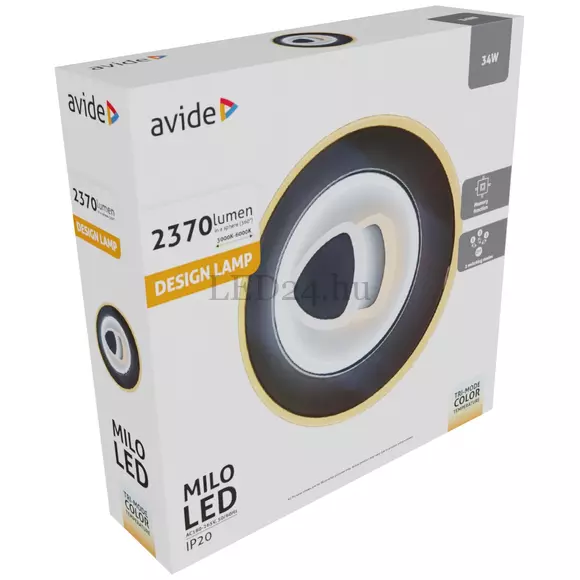 34W Avide Milo mini LED Design mennyezeti lámpa