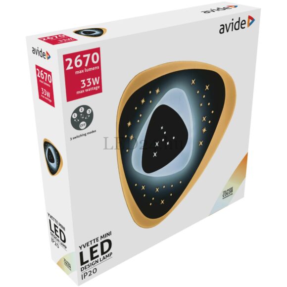 33W Avide Yvette LED Design mennyezeti lámpa