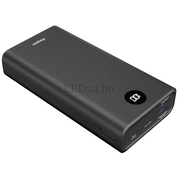Energizer, Powerbank 30000 mAh, fekete színű, USB csatlakozóval