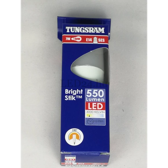 7w led lámpa meleg fehér 240 fok