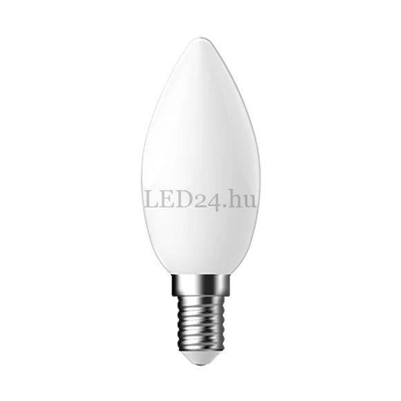 Tungsram 7W Filament gyertya, e14, természe fehér