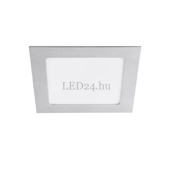 Kanlux Katro V2LED, Négyzet alakú, 12W, természetes fehér LED panel, IP44, ezüst színben