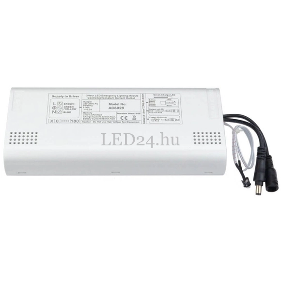 3 órás vészvilágító akkumulátor mini LED panelhez (3.6V/4.5Ah)