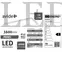 Kép 2/4 - Avide LED Panel, 30x120cm, 30W, NW, 4000K, Természetes fehér, 120lm/W, UGR<19, IP20, Industrial V2, 3600 lumen (300x1200mm)