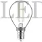 Kép 2/4 - Avide LED White Filament Mini Globe 4.5W E14 NW, 4000K, 470 lumen