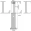 Kép 3/3 - Avide Boca kültéri álló lámpa, 1xE27, Mozgásérzékelős, PIR, IP44, Antracit, 450mm (rozsdamentes acél)