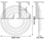 Kép 7/7 - Avide Design Mennyezeti Lámpa Noah 82W RF Távirányítóval (3D, LED, színhőmérséklet állítható, dimmelhető)