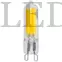 Kép 2/4 - Avide LED 5W G9 COB 360° WW, 3000K, meleg fehér, 500 lumen, Fényerőszabályzós