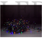 Kép 2/2 - Entac Karácsonyi Fürtös Színes Fényfüzér, 400 LED, MC, (multicolor), 8m, IP44