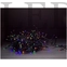 Kép 2/2 - Entac Karácsonyi Fürtös Színes Fényfüzér, 700 LED, MC, (multicolor), 14m, IP44