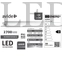 Kép 2/4 - Avide LED PPBK (por- és páramentes) G1 armatúra, 20W, NW, 4000K, Természetes fehér, 2700 lumen, IP65, 120cm