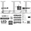 Kép 2/3 - Avide LED PPBK (por- és páramentes) G1 armatúra + Inverter, 34W, NW, 4000K, Természetes fehér, 4100 lumen, IP65, 120cm