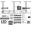 Kép 2/4 - Avide LED PPBK (por- és páramentes) G1 armatúra, 49W, NW, 4000K, Természetes fehér, 6600 lumen, IP65, 150cm, DALI