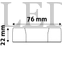 Kép 5/5 - Avide süllyeszthető LED panel driver méretek