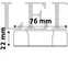 Kép 5/5 - Avide süllyeszthető LED panel driver méretek