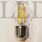 Kép 2/3 - Tungsram 7W  Filament Kisgömb led, (E27, Üveg bura, 806 lumen, Meleg Fehér)