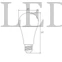 Kép 2/2 - Tungsram Energy Smart 15W-os, fényerőszabályozható Led lámpa (E27, 1521 lumen, meleg fehér, dimmelhető)