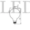 Kép 2/4 - XLED G95 4W-SW Spirál LED izzó (E27, 250 lumen, 1800K, meleg fehér)
